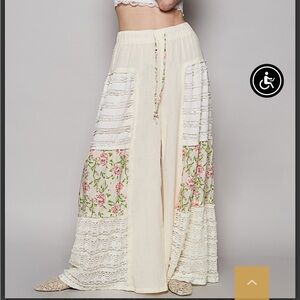 POL Mixed Media Pants